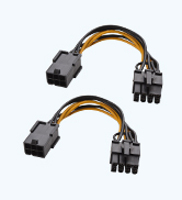 6 Pin to 8 Pin PCIe Adapter Power Cable