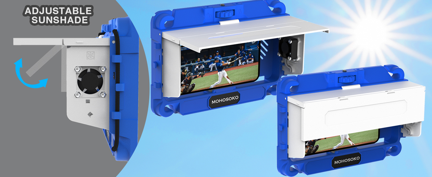 fence phone mount