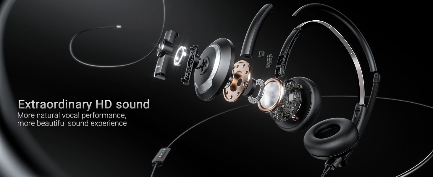 usb headset with microphone for pc