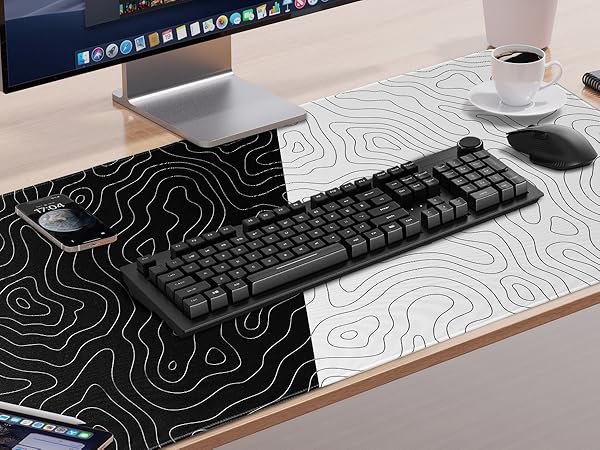 black xxl mouse pad