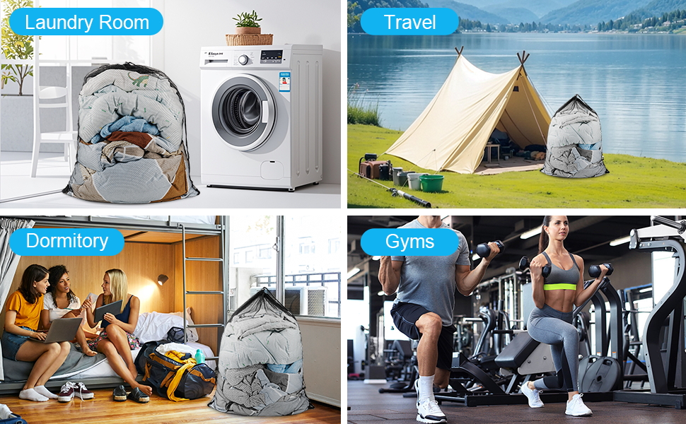 ZHEWTOEN Net Laundry Bag