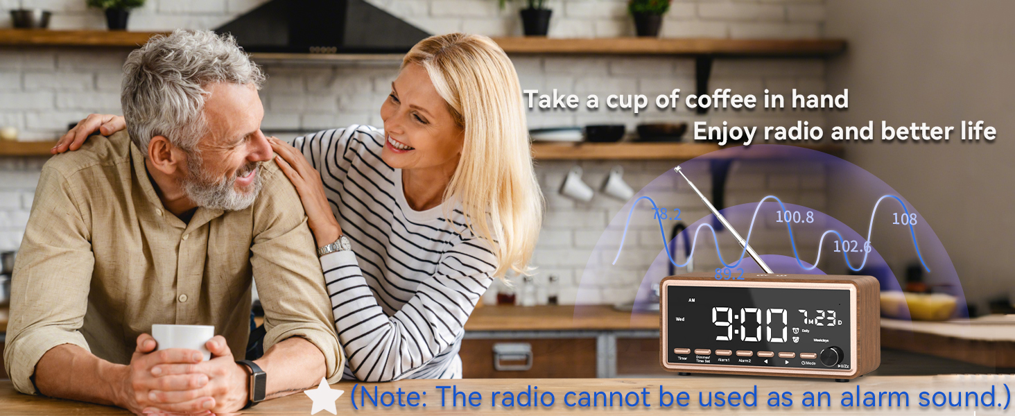 clock radios for bedroom