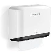 Modundry Wall Mount Paper Towel Dispenser, Multifold Hand Towel Dispenser with Smart Lock, Adhesi...