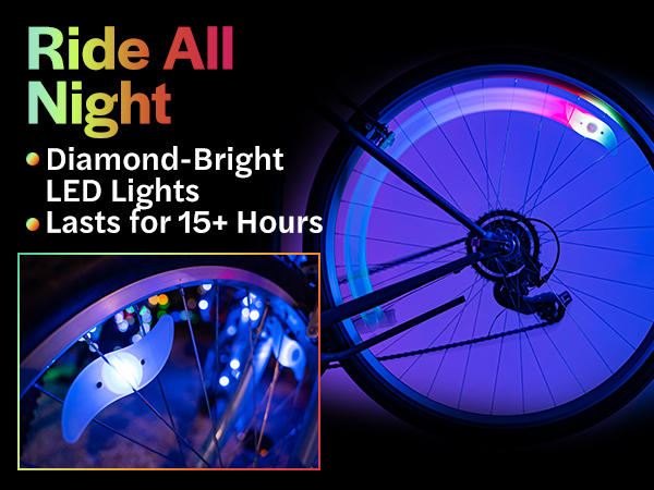 spoke lights bike wheel lights led lights for bike spokebrightz kids bike lights for wheels