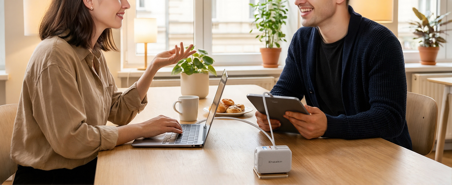charging station with retractable cords