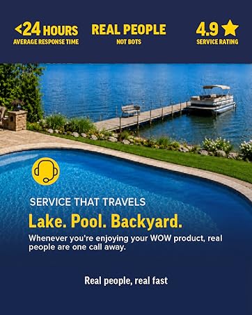 Lake. Pool. Backyard. Service that travels