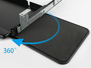 keyboard tray under desk 20”