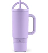 Ello Port 30oz Tumbler with Carry Loop &amp; Integrated Handle | Vacuum Insulated Stainless Steel Reu...