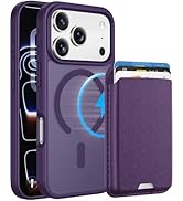 Ntwinro Magnetic for iPhone 17 Pro Case (Compatible with MagSafe) with Detachable Wallet &amp; Card H...