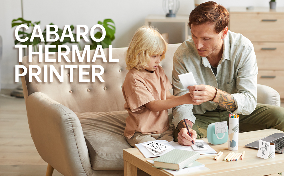 Mini sticker printer