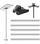 Starlink Gen 3 Pole Mount, Ground Pole Mount with 5 Extension Pipes RV Long Mount Kit with Gen 3 ...