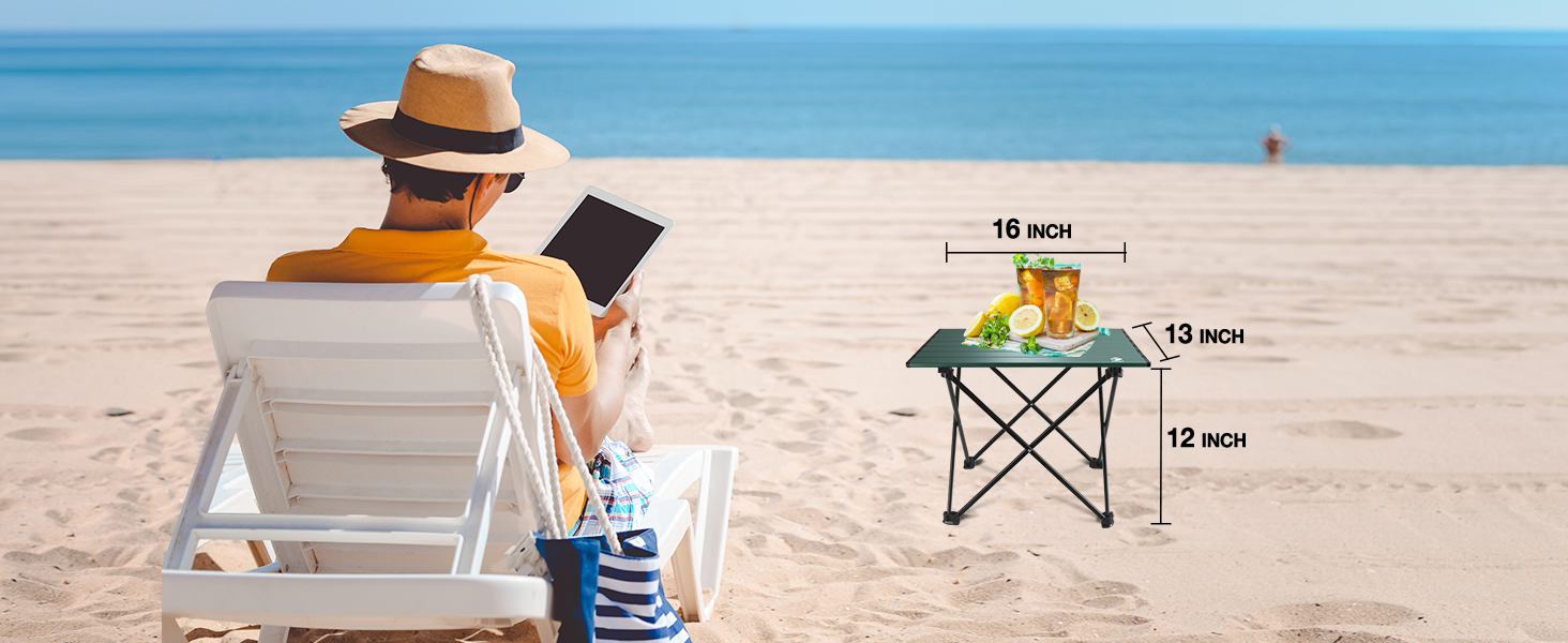 beach table