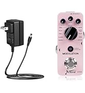 AITONE Modulation Pedal (AT-03) and DC 9V Power Supply (500mA) Adapter