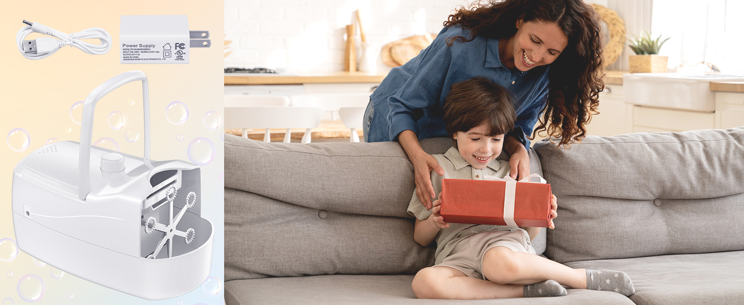 bubble machine for toddlers 1-3 for kids for parties for wedding bubble maker bubble blower