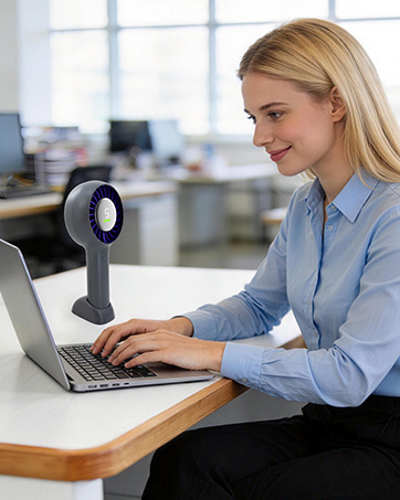 rechargeable handheld fan