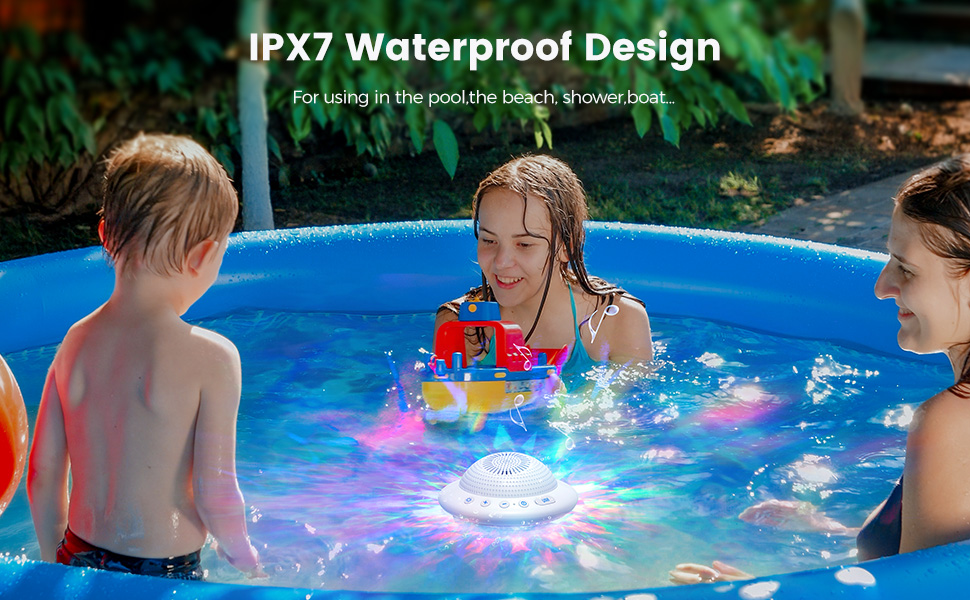 pool floating speaker with light