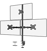 WALI Triple Monitor Mount for 13-27 inch Computer Screens, 3 Monitor Desk Mount, Holds up to 22 l...