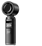 Lerat Portable Handheld Turbo Fan, 5 High-Speed Wind, Battery Operated, Up to 12H Runtime, 3 IN 1...
