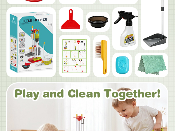 kids broom set