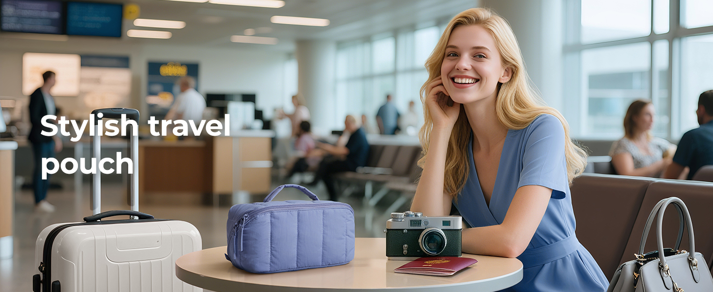 Stylish travel pouch