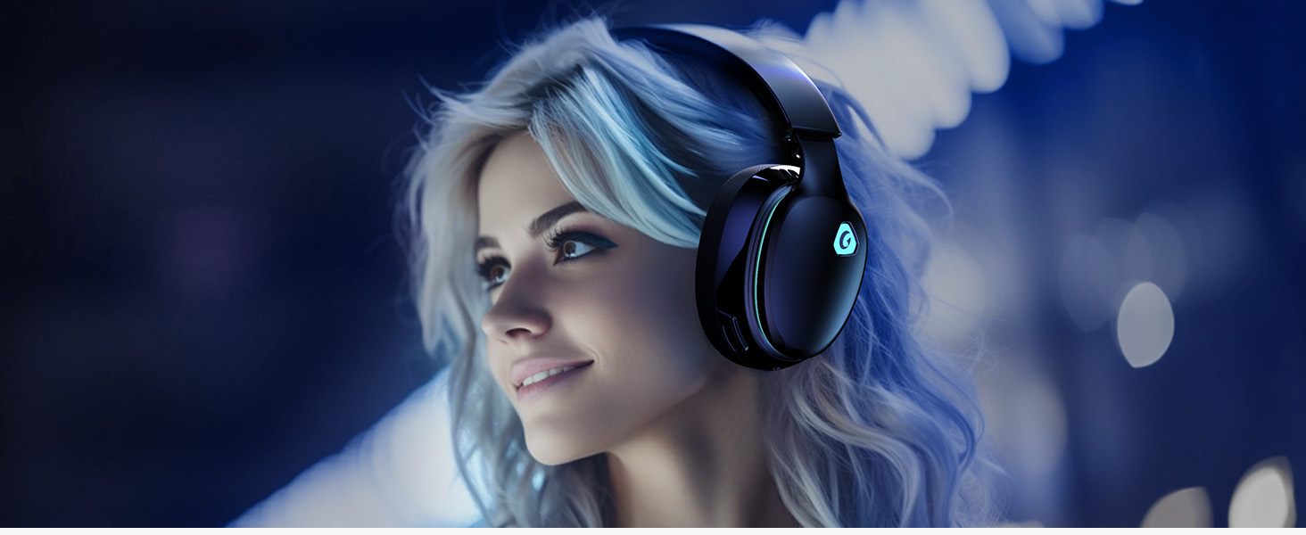 Gtheos wireless gaming headset ps5 headset gaming headphones bluetooth gaming headset
