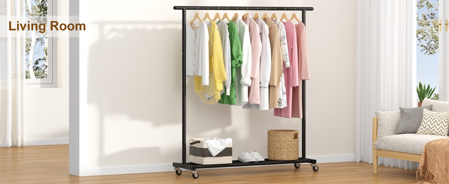 Black Clothes Drying Rack