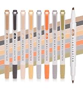 IOMDRWU Pastel Highlighters Set, 8 Pack Highlighters Assorted Colors, Bible Highlighter No Bleed,...