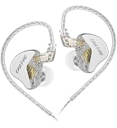 CCA CRA PRO in Ear Monitor Headphones, Ultra-Thin DLC Diaphragm Dynamic Driver Gaming Earbuds, Cl...