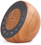 Housbay White Noise Machine with 31 Soothing Sounds, 5W Loud Stereo Sound, Auto-Off Timer, Adjust...