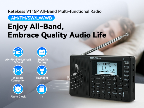 radio,radios portable am fm,shortwave radio,small radio,retekess radio,am fm radio
