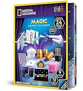 NATIONAL GEOGRAPHIC Magic Advent Calendar 2024 – Jumbo Kids Advent Calendar with 24 Magic Tricks ...