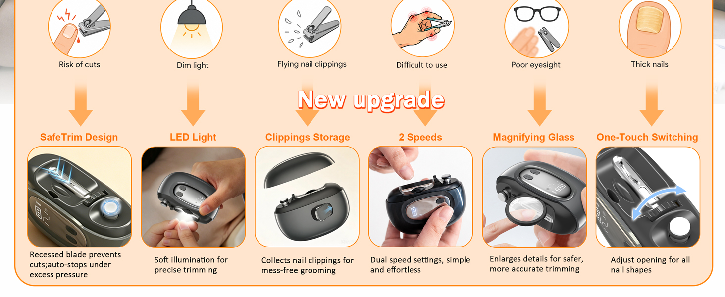4-in-1 Electric Nail Clipper