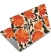 SUPERDANT Laptop Notebook Skin Sticker Cover Decal Retro Flowers Laptop Protector Notebook PC Com...