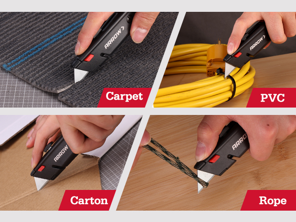 utility knife safety box cutter opener razor blade knife belt pocket knife retractable boxcutter