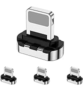 CNakdDG Magnetic Connector Tips Head for Lightnlng Devices (4 Pack), only Compatible 5A Magnetic ...