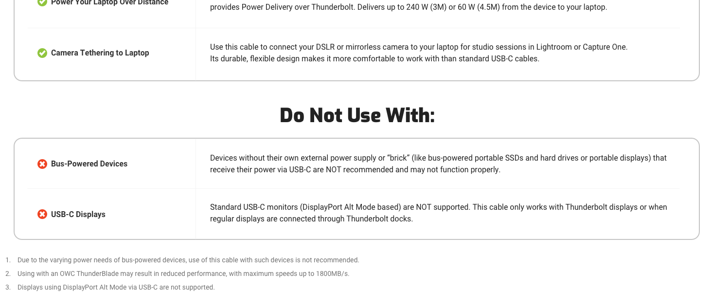 USB4 THUNDERBOLT 3 4 OPTICAL CABLE HIGH SPEED HIGH RES RESOLUTION 8K DURABLE BRAIDED LONG 40GB/S