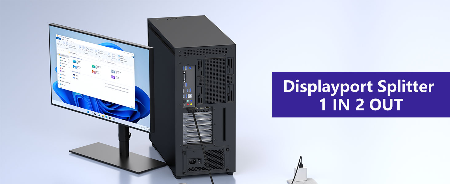 Dual Monitor Adapter from DisplayPort