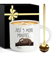 Monogrammed Ceramic Large Coffee Mug Tea Cup Women White Elephant Gifts Adult Christmas Gag Funny...