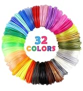 32 Colors 3D Pen PLA Filament Refills, Each Color 10 Feet, Total 320 feet