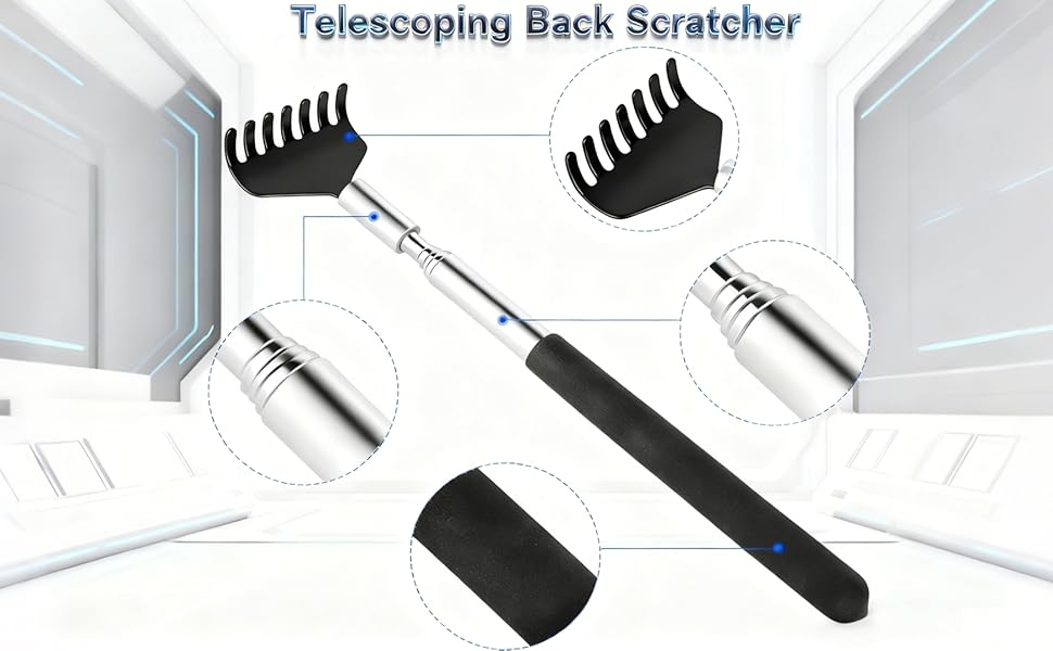 Stainless Steel Telescoping Back Scratcher