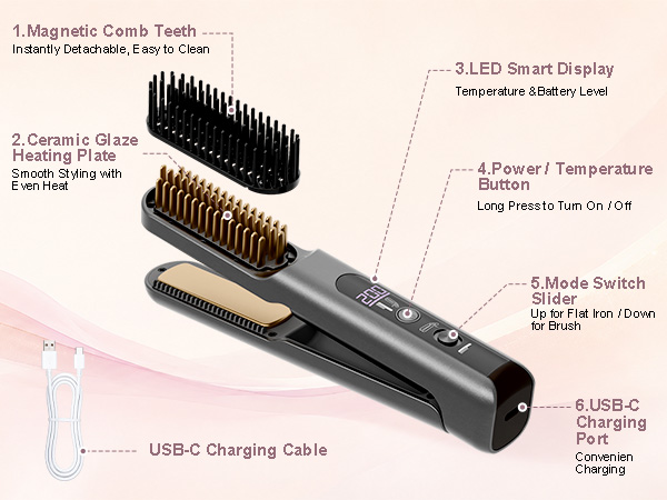 portable hair straightener