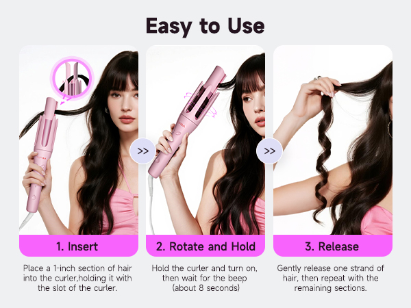 automatic curling iron rotating