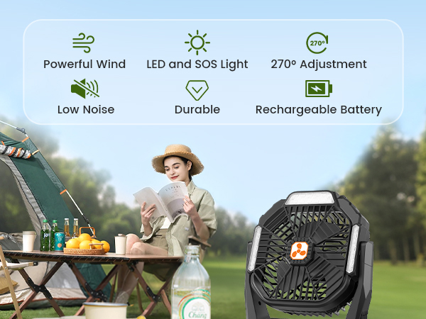 ventilador recargable