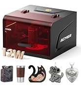 ACMER Laser Engraver Machine, K1 12000mW Desktop Compact Engraving Machine, 150×150mm Work Area, ...