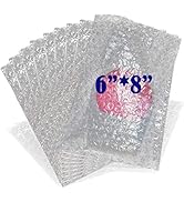 100Pack 6x8 Inch Bubble Out Bags Bubble Pouches Wrap Cushioning Packaging Bags, Double-Side Premi...