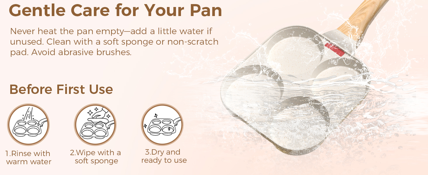 4 Hole Egg Frying Pan For Breakfast