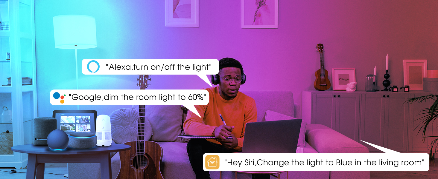 Matter smart light bulb