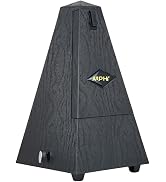 AUPHY Mechanical Metronome with Accent Bell, Accurate Tempo, Classic Pyramid Design, Easy to Use,...
