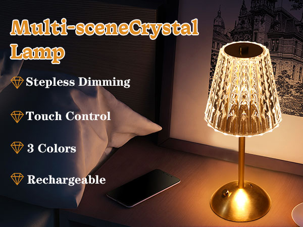 Crystal Table Lamp