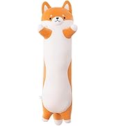 Handytoolinc Long Dog Pillow Plush Stuffed Dog Throw Sleeping Pillow Dog Cotton Dog Pillow Cuddly...